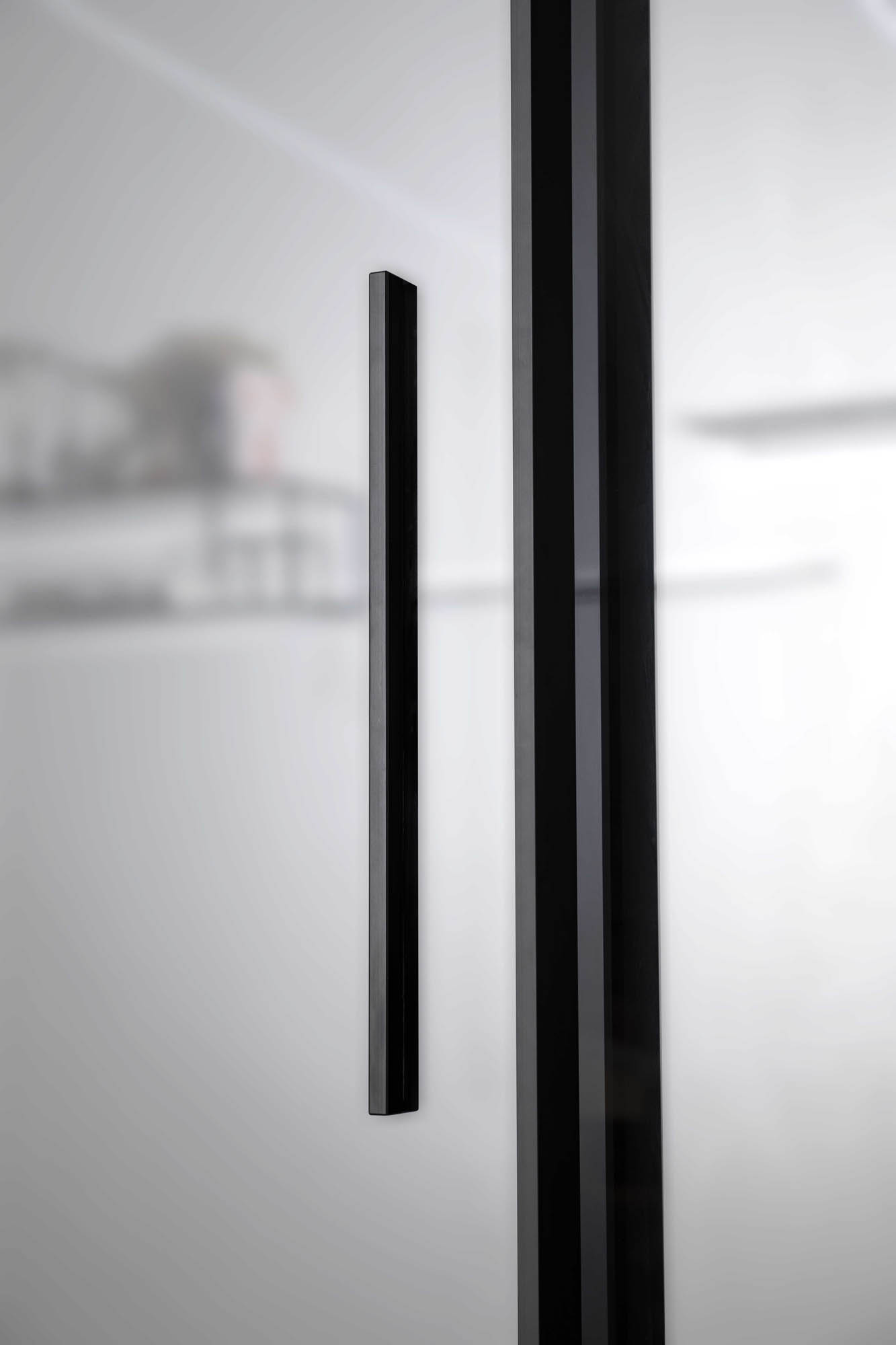 Danza Aluminium Glass Door Handle